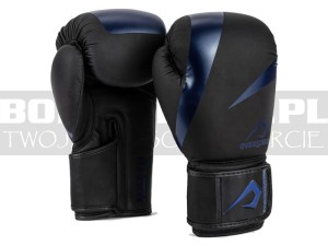 Rękawice bokserskie OverLord Riven - Black Mat-Blue