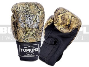 Rękawice Bokserskie TOP KING Super Star Snake Gold - TKBGSS-02