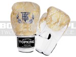 Rękawice Bokserskie TOP KING Super Star Snake White-Gold - TKBGSS-02