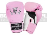 Rękawice bokserskie TOP KING Super Air Pink-White - TKBGSA-166
