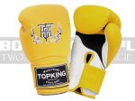 Rękawice bokserskie TOP KING Super Air Yellow-White - TKBGSA-155
