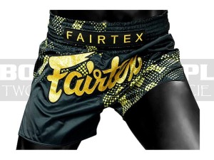 Muay-Thai - Spodenki tajskie Fairtex Heart of Gold New Styl BS1931