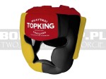 Kask sparingowy TOP KING Extra Coverage Black-Yellow - TKHGEC-523