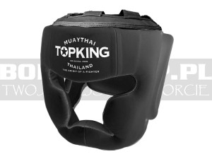 Kask sparingowy TOP KING Extra Coverage Black-Black - TKHGEC-222