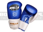 Rękawice bokserskie SKILLS Pro Sparring - blue metalic-silver