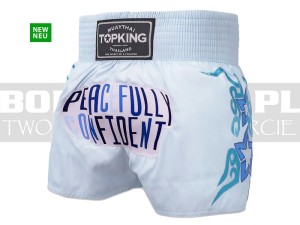 Thai-Boxing - Spodenki krótkie TOP KING TKTBS-256 Peacefully Confident