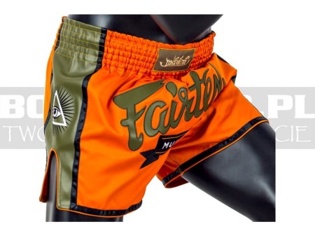 BS1705-fairtex-spodenki-orange-darkgreen-2.jpg