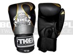 Rękawice Muay-Thai TOP KING Empower Creativity Black-Silver - TKBGEM-01