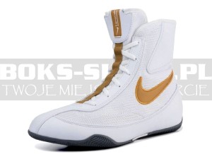 Buty bokserskie NIKE MACHOMAI 2 - White-Gold