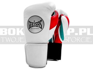 Rękawice bokserskie Geezers HALO G160 - White-Red-Mint